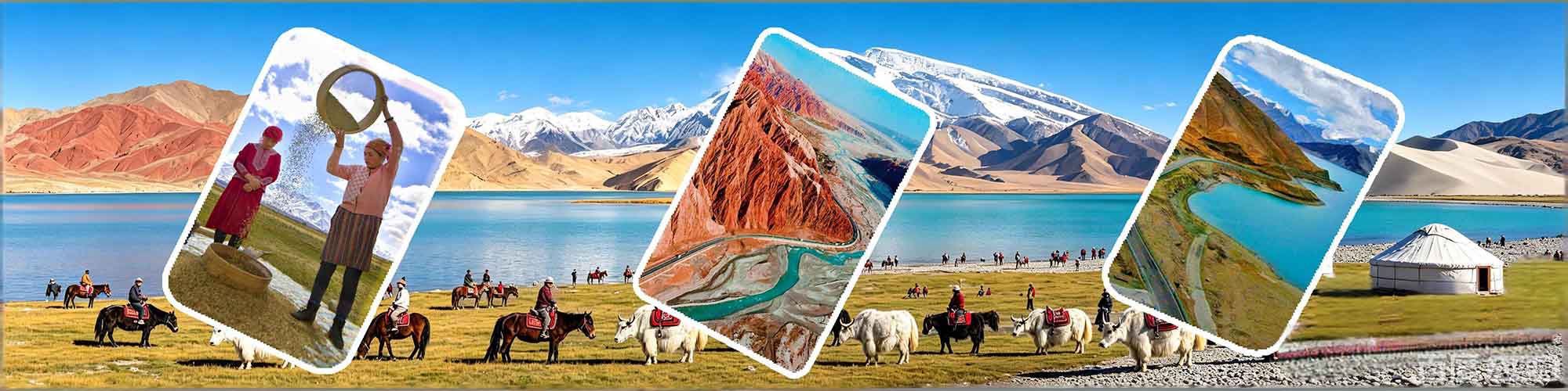 Karakul Lake and Muztagh Ata